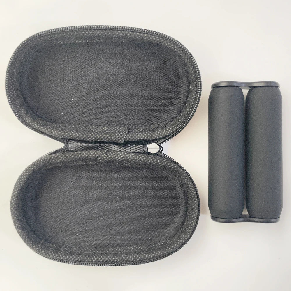 Black handheld sensory roller for teens and adults