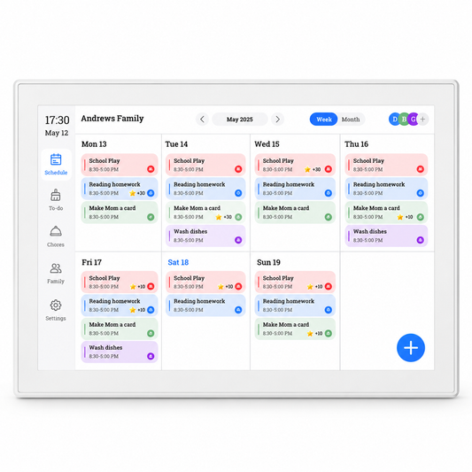 Clarikind CALM-R Hub 10.1 inch family visual planner for routines schedules and transitions