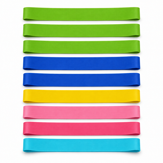Clarikind chair movement bands for quiet leg movement during homework and seated activities