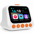Kids alarm clock with countdown timer, colour display showing Pomodoro, alarm and countdown