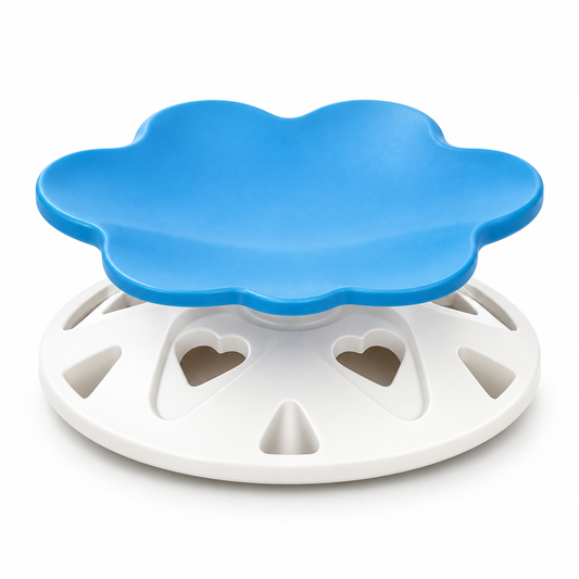 Clarikind blue spin seat for supervised kids movement breaks and active play