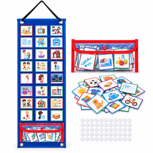 Clarikind Visual Board complete set on white background