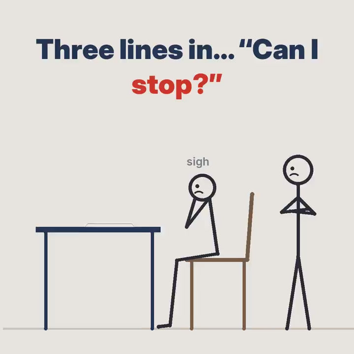 Clarikind textured pencil grips for kids video: a child asking to stop writing, then choosing the grip texture they like